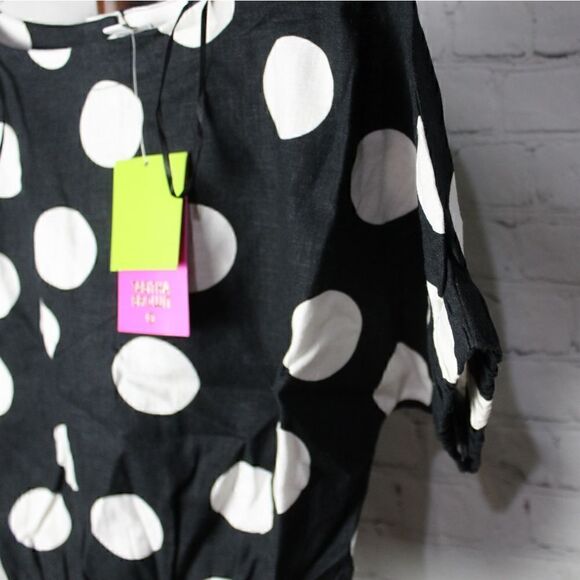 Women's Tabitha Brown x Target Polkadot Top Small - Picture 3 of 6